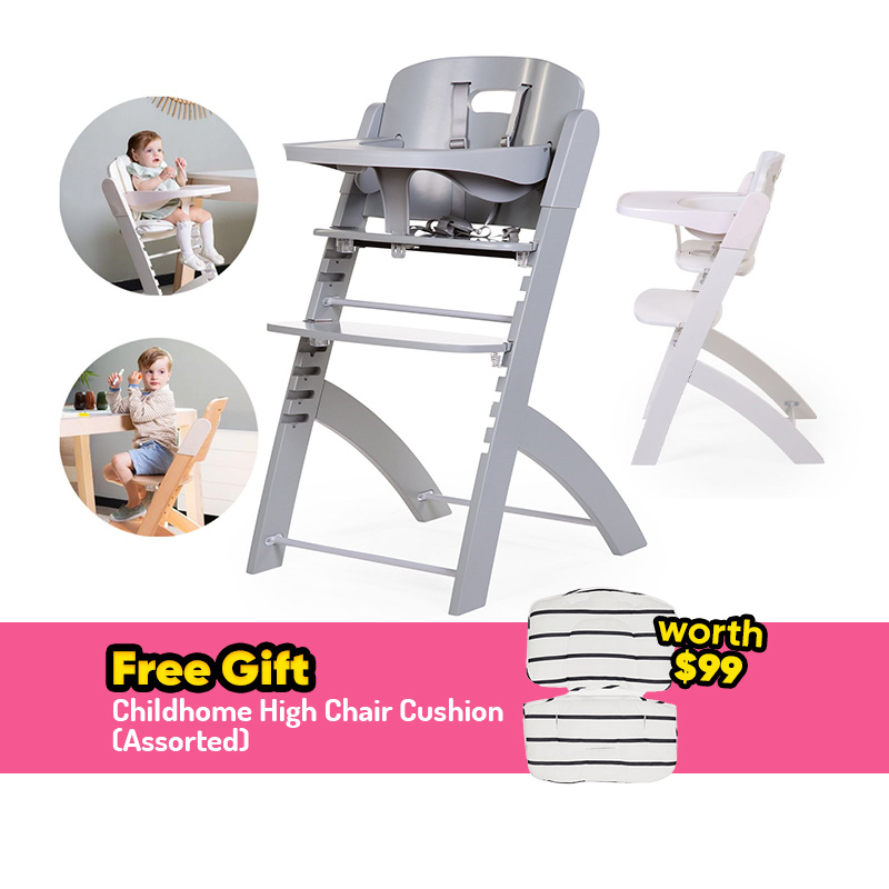 Childhome Evosit High Chair + FREE GIFT